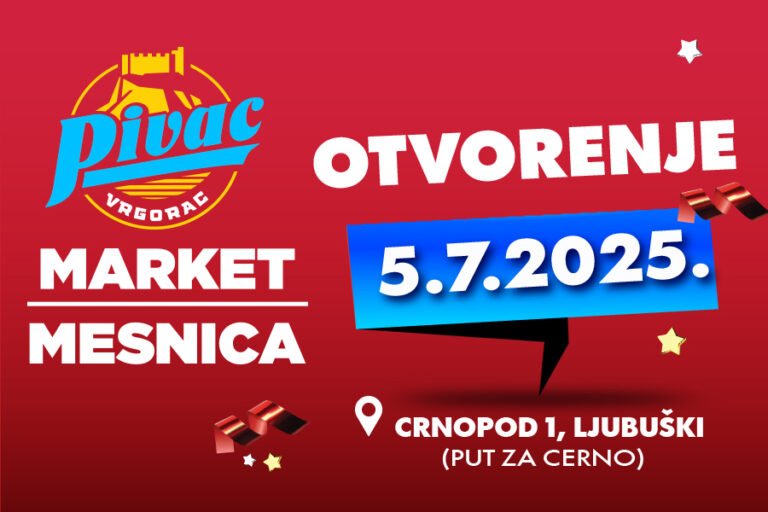 Pivac otvara svoju prvu market-mesnicu u Ljubuškom!