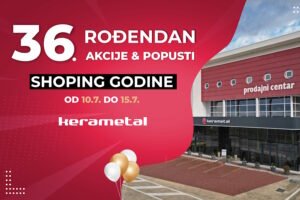 Kerametal slavi 36. rođendan – popusti na više od 3.600 artikala!