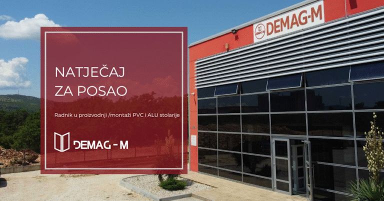 Demag-M d.o.o. zapošljava 2 radnika u proizvodnji